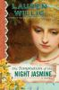 Book cover for "The temptation of the night jasmine".