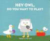 Book cover for "Hey Owl, do you want to play?".