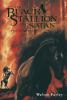 Book cover for "The black stallion and Satan".