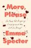 Book cover for "More, please"