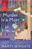 Book cover for "Murder is a must".