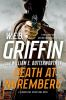 Book cover for "Death at Nuremberg".