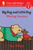 Book cover for "Big Dog and Little Dog wearing sweaters".