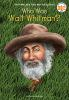 Book cover for "Who was Walt Whitman?".