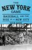Book cover for "The New York game"