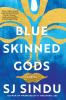 Book cover for "Blue-skinned gods"