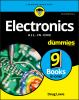 Book cover for "Electronics all-in-one for dummies"