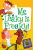 Book cover for "Ms. Leakey is freaky!".