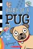 Book cover for "Pug blasts off".