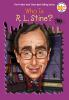 Book cover for "Who is R.L. Stine?".