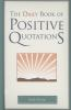 Book cover for "The daily book of positive quotations".