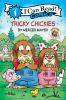 Book cover for "Tricky chickies".