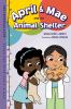 Book cover for "April & Mae and the animal shelter".