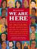 Book cover for "We are here"
