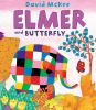 Book cover for "Elmer and butterfly".