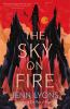 Book cover for "The sky on fire"