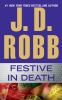 Book cover for "Festive in death".