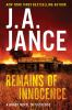 Book cover for "Remains of innocence".