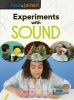 Book cover for "Experiments with sound".