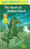 Book cover for "The secret of Shadow Ranch".
