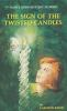 Book cover for "The sign of the twisted candles".
