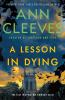 Book cover for "A lesson in dying".