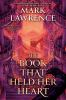 Book cover for "The book that held her heart".