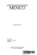 Book cover for "Mexico".