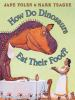 Book cover for "How do dinosaurs eat their food?".