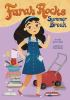 Book cover for "Farah rocks summer break".