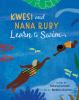 Book cover for "Kwesi and Nana Ruby learn to swim"