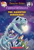 Book cover for "The haunted dinosaur".