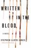 Book cover for "Written in the blood".
