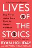 Book cover for "Lives of the stoics".