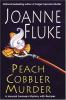 Book cover for "Peach cobbler murder".