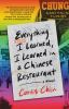 Book cover for "Everything I learned, I learned in a Chinese restaurant"