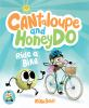 Book cover for "Cantaloupe and honeydo ride a bike".