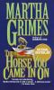 Book cover for "The horse you came in on".