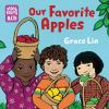 Book cover for "Our favorite apples".