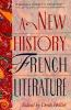 Book cover for "A New history of French literature".
