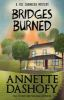 Book cover for "Bridges burned".