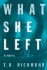 Book cover for "What she left"