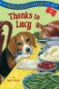 Book cover for "Thanks to Lucy".