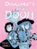 Book cover for "Doughnuts and doom"