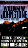 Book cover for "Death rides alone".