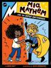 Book cover for "Mia Mayhem and the super switcheroo".