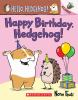 Book cover for "Happy birthday, Hedgehog!".