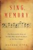 Book cover for "Sing, memory"