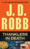 Book cover for "Thankless in death".