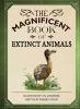 Book cover for "The magnificent book of extinct animals"
